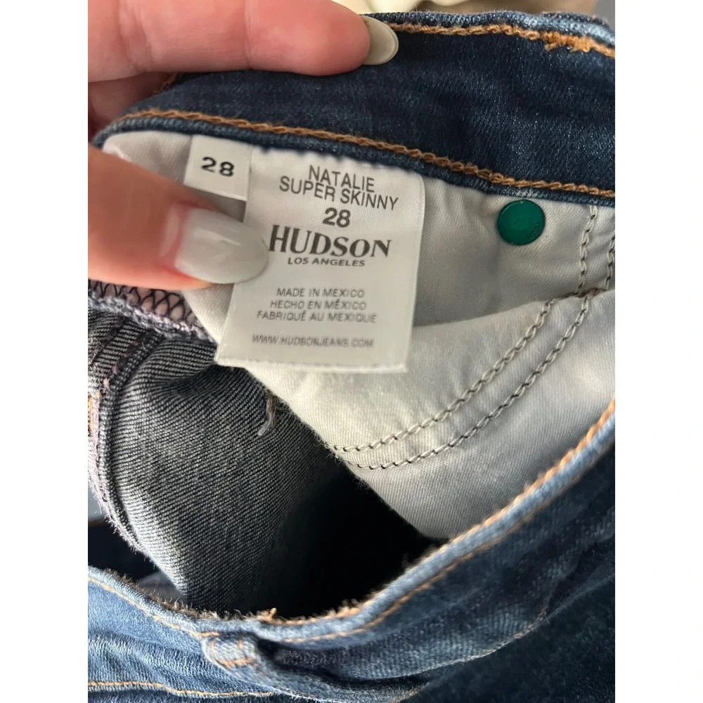 Hudson Dark Wash Denim Jeans Skinny Ankle Style‎ Women's Size